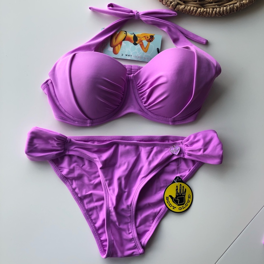 Body Glove Lavender Lilac Convertible Bikini